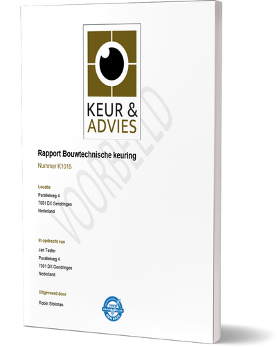 Voorbeeld rapportage bouwkundige keuring